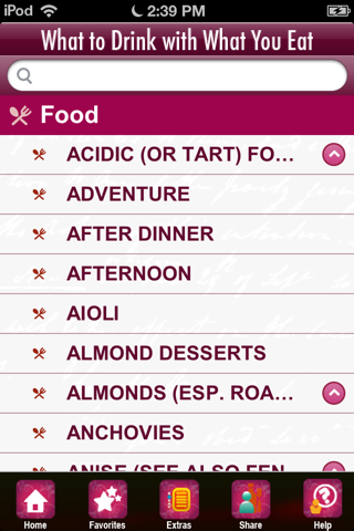 What to Drink with What You Eat screenshot 3