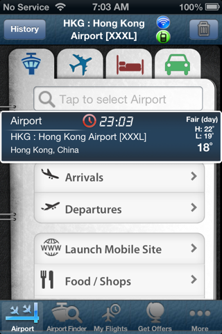 Hong Kong Airport (HKG) Flight Tracker radar screenshot 3