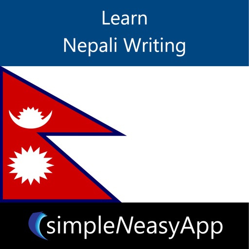 Learn Nepali Writing - simpleNeasyApp by WAGmob icon