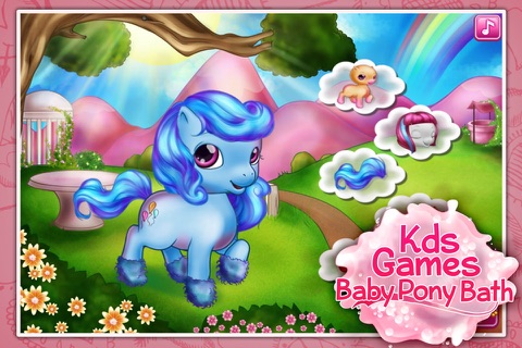 Kids Games：Baby Pony Bath screenshot 4