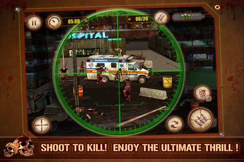 Zombie Hunter 3D : Top Sniper Shooting Game screenshot 2