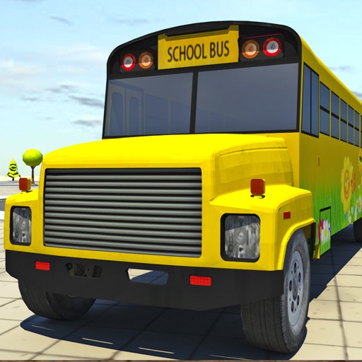 Kids School Bus learning driver Simulator iOS App