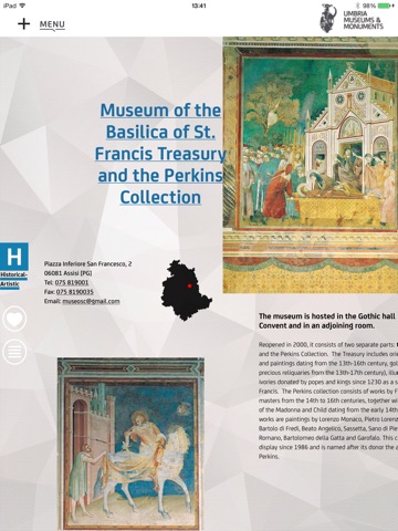 Umbria Museums & Monuments HD - Umbria App screenshot 2