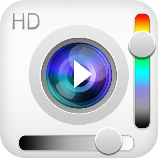 VIDEO HD+ (Video camera with saturation and light amplifier regulation mode) icon