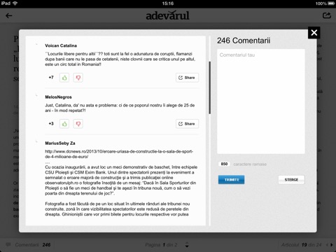 Adevarul for iPad screenshot 4