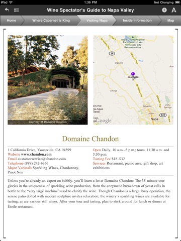 Wine Spectator's Guide to Napa Valley screenshot 4