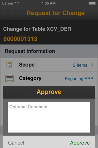 SAP IT Change Approval screenshot 3