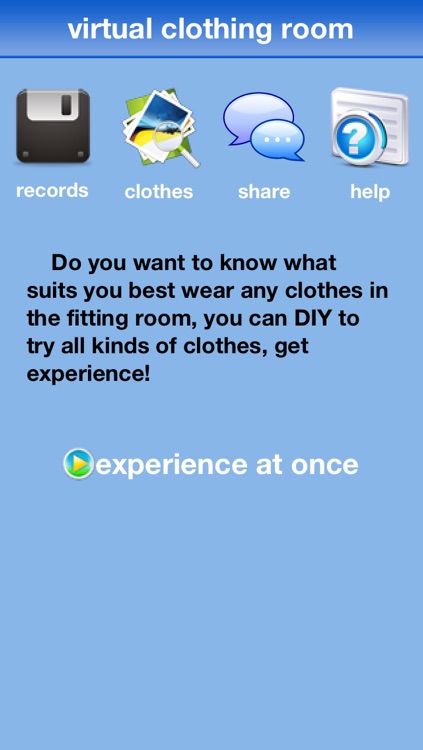 virtual clothing room