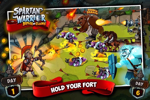 Spartan Warrior : Battle of clans screenshot 2