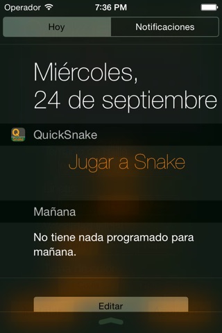 Quickgets Snake - Widget & app of Snake game screenshot 2