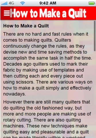 How to Make a Quilt+: Learn Quilting The Easy Way screenshot 3