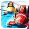 Slingshot your vehicle around crazy tracks as quickly as possible in this arcade racer