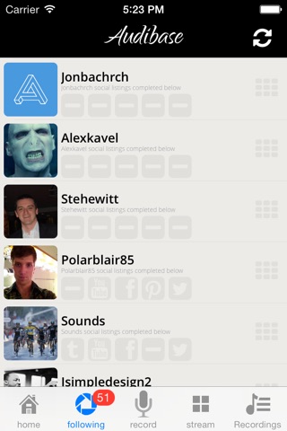 Audibase Audio Network screenshot 4