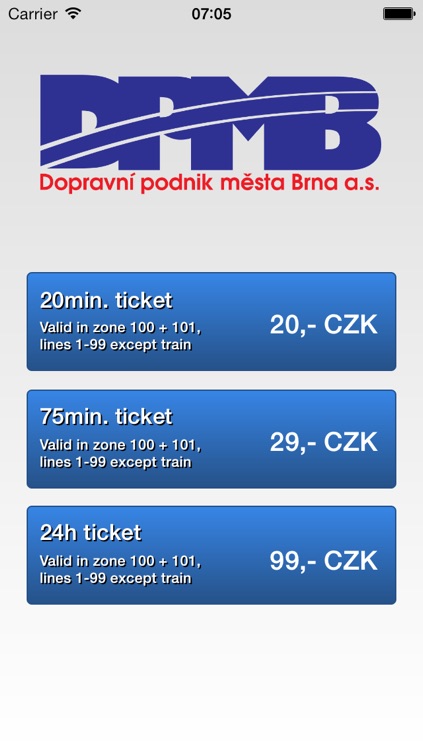 Brno - Jízdenka SMS