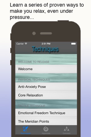 Release: Anxiety Relieving Techniques and Hypnosis screenshot 2