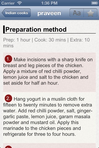 cooking India - Recipes and cooking ideas for Indian cooks screenshot 4