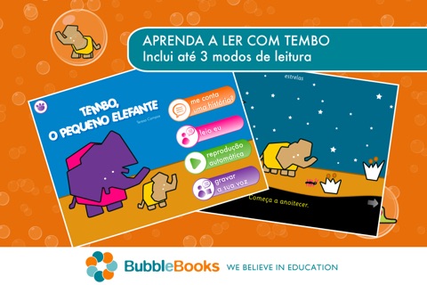 Tembo, el pequeño elefante. Libro interactivo infantil. Juegos de Memoria y Puzzle para niños. Aprende a leer con Tembo, una genial app educativa screenshot 3