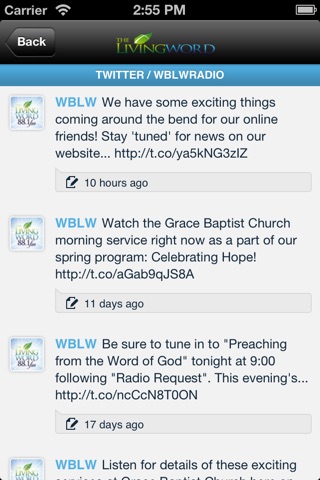 WBLW 88.1 screenshot 3