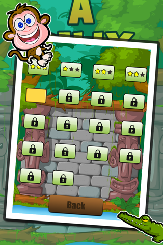 A Silly Monkey - cut the vines and swing from rope to rope to land on the island! screenshot 3