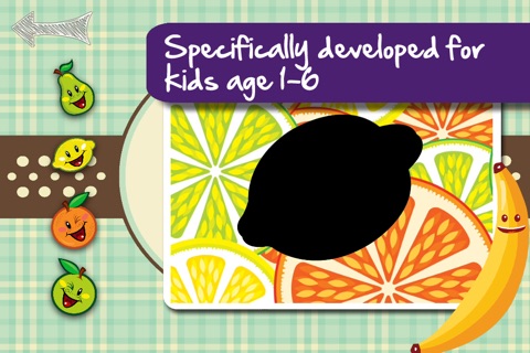 Shape Game Food Cartoon for kids screenshot 2