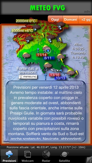 METEO FVG Light