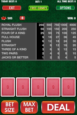 Video Poker of VIP Poker Stars screenshot 2