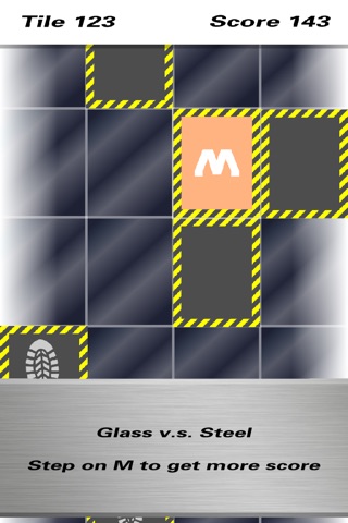 Glass and Steel: sprint through a passage paved with glass and steel tiles screenshot 3