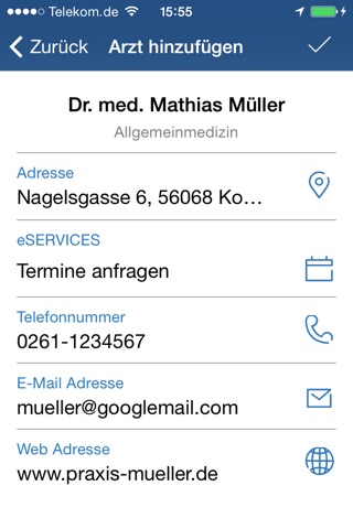 myDoctor - Ärzte finden und Termine buchen screenshot 3