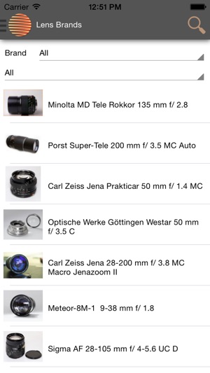 All Photo Lenses