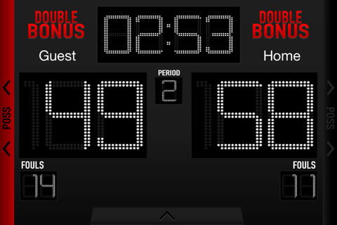 Basketball Scoreboard (Free Version) screenshot 3