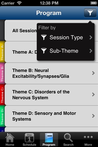 Neuroscience 2013 screenshot 3