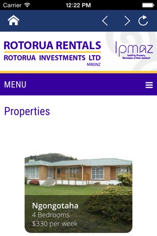 Rotorua rentals screenshot 2