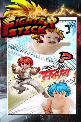Manga & Anime Fighter Hero Sticker Camera -  Super Street Photo Booth Edition screenshot 2