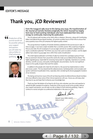 Journal of Cosmetic Dentistry screenshot 2