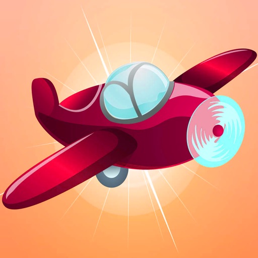 Cartoon Flying Jet Fighter - Jump On The Action iOS App