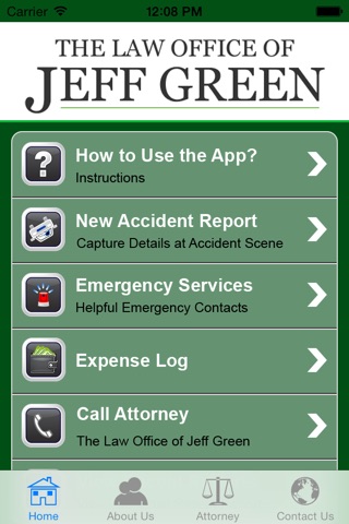 Accident App by The Law Office of Jeff Green screenshot 2
