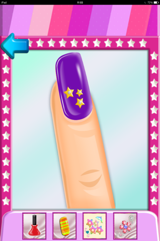 Aaah! Make my nails beautiful! FREE- super fun beauty salon game for little flower girls screenshot 3