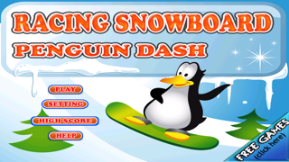 Racing Snowboard Penguin Dashのおすすめ画像1