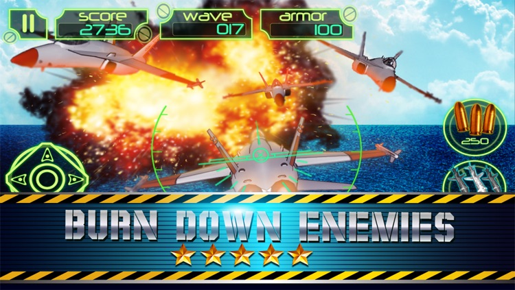 Norad Frontline Fighter Jet Defence: 3D airplane blast & shoot game screenshot-3