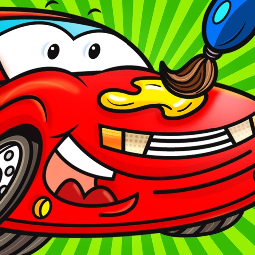 Color Mix (Cars) - Learn Paint Colors by Mixing Car Paints & Drawing Vehicles for Preschool Boys