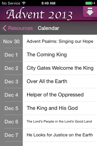 Advent 2013 by Biblica screenshot 2