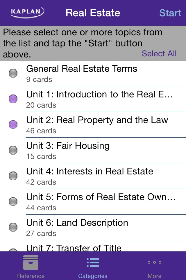 Kaplan Real Estate Terms Flashcards and Reference screenshot 2