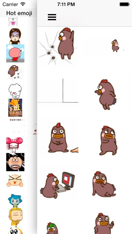 Hot emoji 3 for wechat - Animated Emojis stickers and icons screenshot-3