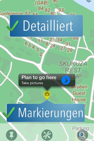 Kruger Travelmapp screenshot 2