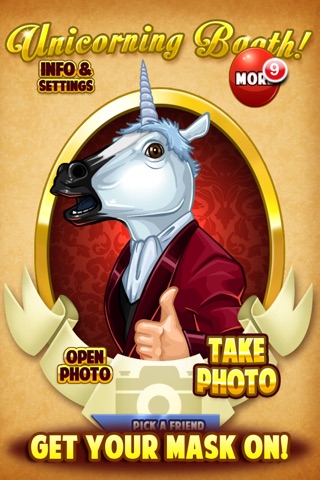 Unicorning Horse Booth - FREE Photo Booth with Instagram and Facebook Ready Frames to Share with Friends screenshot 4