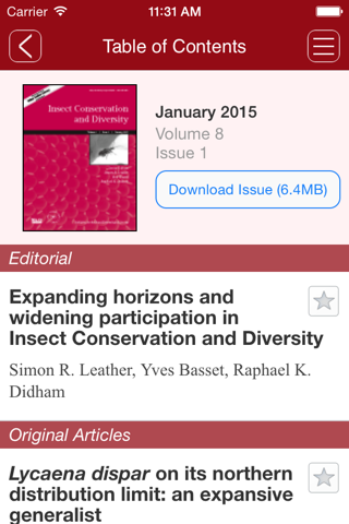 Insect Conservation and Diversity screenshot 2