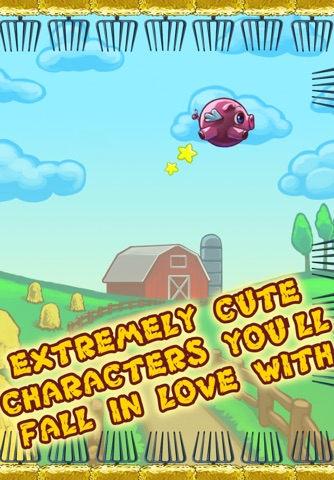 Bouncy Farm Animals Free – Help Your Brave Cow, Bunny and Angry Piggy to Dodge, Escape and Take Revenge from The Pitchforks of an Old Rural Ranch and Barnyard screenshot 3