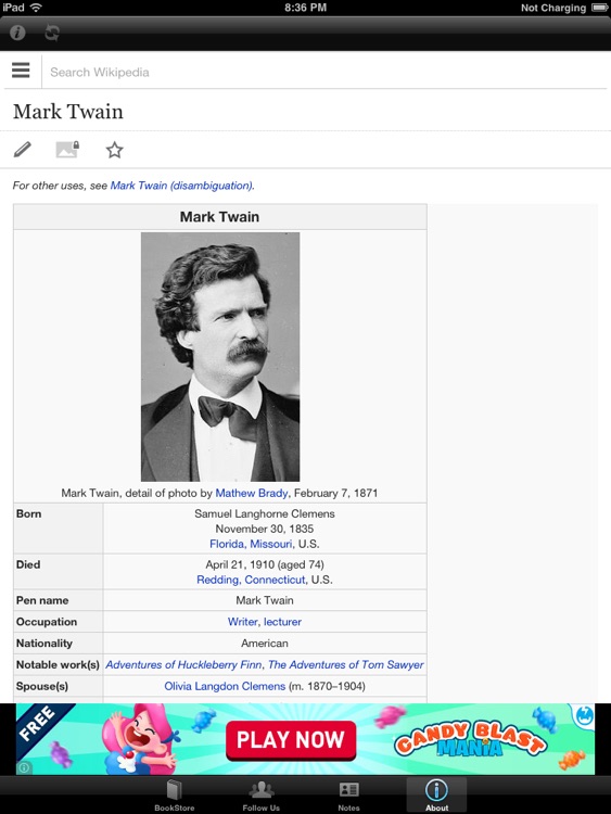 Mark Twain Book Collection for iPad screenshot-4