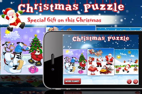 Puzzle for Santa -Special 2015 Christmas games  Puzzles for Kids screenshot 3
