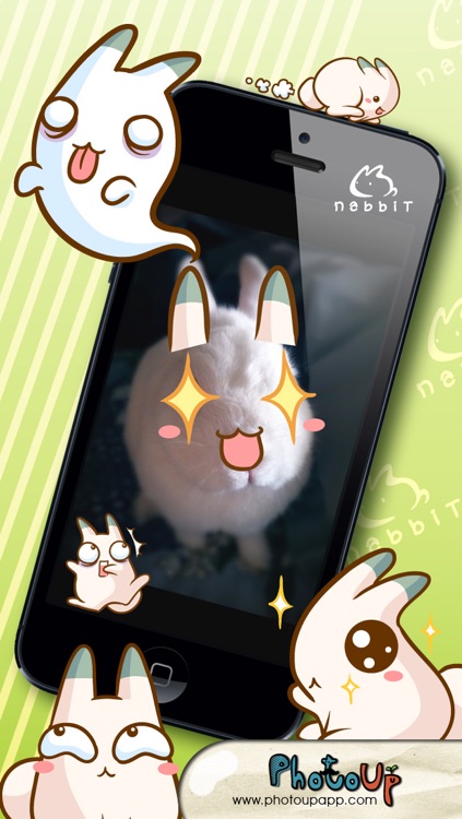 Nabbit Cam by PhotoUp - Cute  Rabbit Bunny Cat Stamps Photo Frame Filter Decoration App